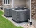 Air conditioning units outside of a home