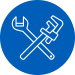 Wrenches crossed icon